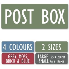 SIGNA11 Post Box Metal