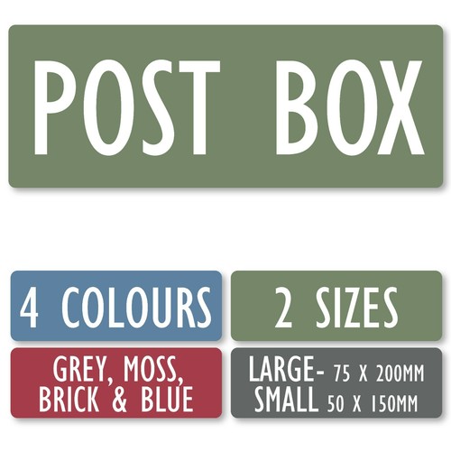 Signa11 post box - post, metal