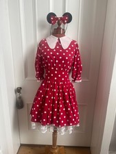 Minnie Mouse Theatre Costume with accessories Women's Small Good Condition 