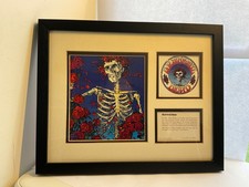 1997 GRATEFUL DEAD Skeleton & Roses Mouse/ Kelly framed lithograph Ltd edition