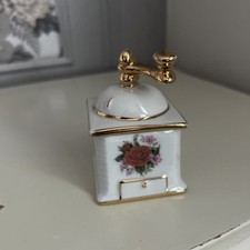 Limoges Castel Miniature Porcelain Collectibles Blue Gold Made in France