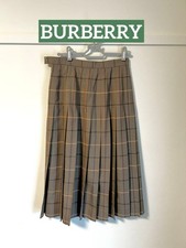 Burberry Plaid Pleated Skirt