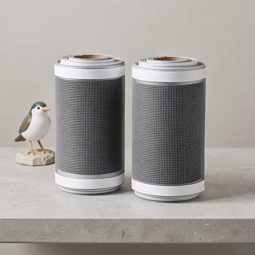2pcs reusable grey bird cage - grey,