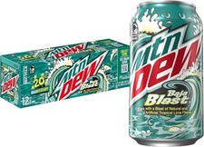 Moutain Dew Baja BLast Can 12oz (Pack of 12 Cans) Drink