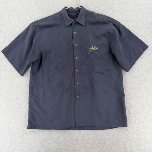 Bamboo cay shirt mens large - cay,