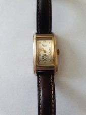 Parker Curvex Slim Tank Gold Tone Watch