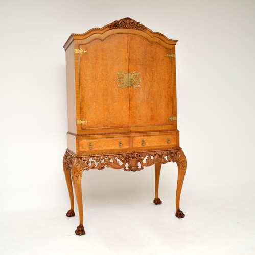 Antique burr walnut queen anne - burr,