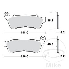 BRAKE PADS SINTER SV TRW