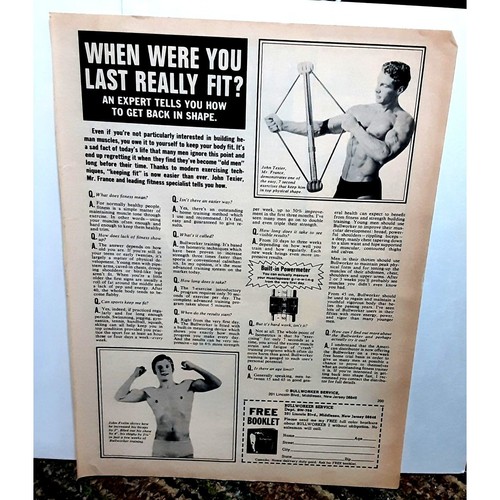 Vintage 1973 bullworker - vintage,