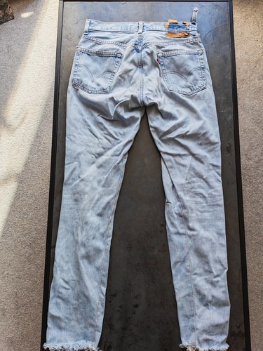 Levis 505 distressed jeans - levis,