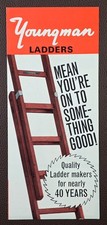 c.1960s Youngman Ladders Fold-Out Leaflet – “Mean You’re On to Something Good!”
