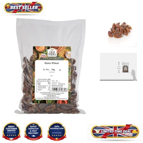 Versatile 1kg pitted dates - dates,