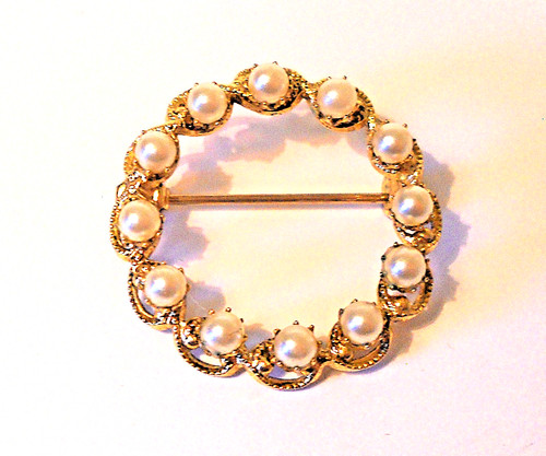 Vintage 10k gold and pearl - vintage,