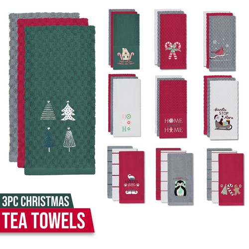 Christmas tea towels pack - christmas,