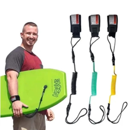 Premium coiled bodyboard leash - premium,