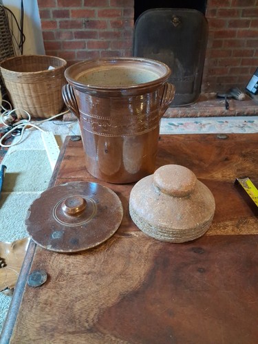 Antique french salt glazed - french,