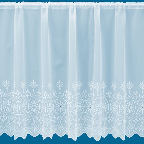 Olivia embroidered sheer voile - sheer,