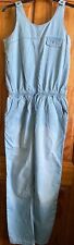NEXT Girls Blue Lightweight Denim Jumpsuit 100% Cotton Size 16 yrs Brand New 