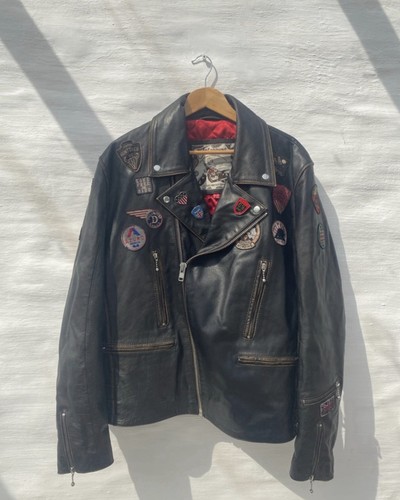Joe browns leather biker - browns,