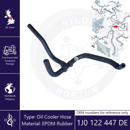 Coolant hose fits volkswagen - coolant,