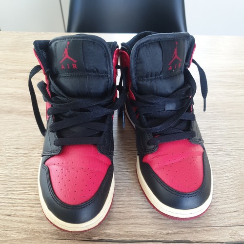 Nike air jordan black red - air, black/red