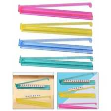 4 Pieces Mahjong Racks with Pushers Accessories Practical Mahjong Tile Racks
