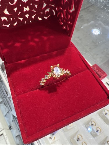 Gold ring size 916 - ring, n