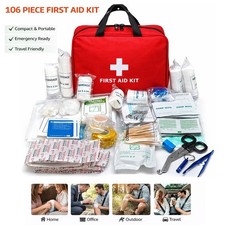 106 PIECE FIRST AID KIT BAG