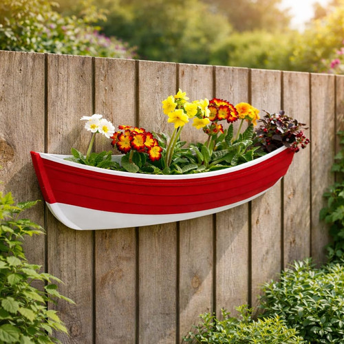 Boat wall planter - boat,
