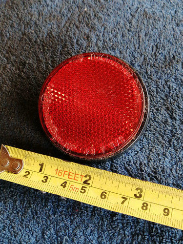 Suzuki red reflector - suzuki, nos