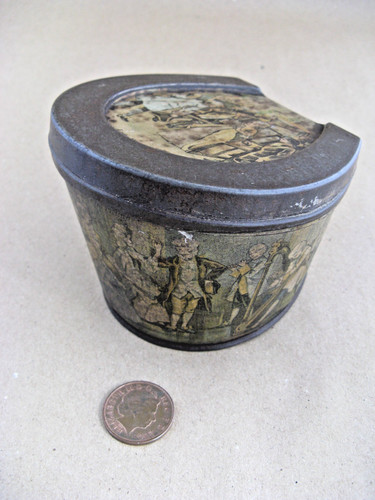 Antique biscuit tin