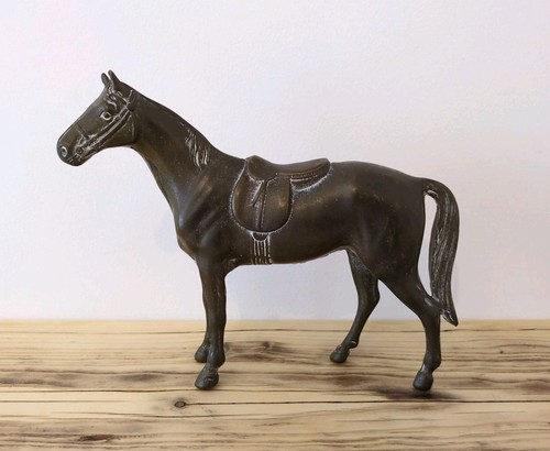 Brass horse figurine vintage - horse,