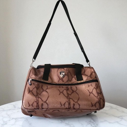 Heys brown faux snakeskin - faux,