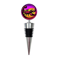 Scorpio Wine Bottle Stopper | Pop Art Zodiac Gift | Astrology Wine Lover Present