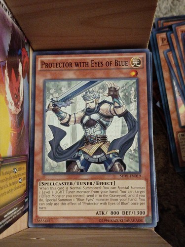 Protector with eyes blue - with, of