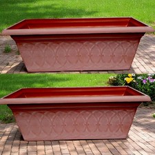 60cm Terracotta Window Box