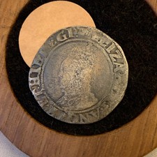 Queen Elizabeth 1st silver hammered shilling I coin