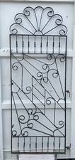 Gorgeous Vintage 1970’s Wrought Iron Arched Garden Gate / Garden Plant Trellis