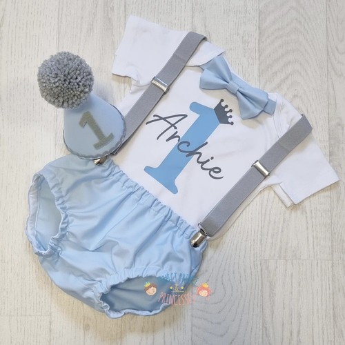 Blue and grey baby - boys, 1st
