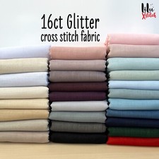 16ct glitter cross - 16ct, stitch