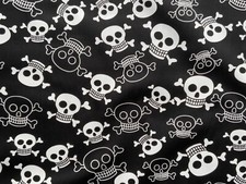 Skull Crossbone Fabric  100%
