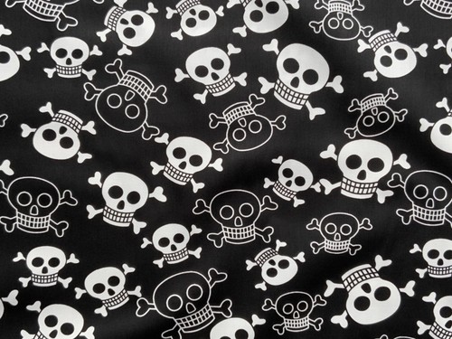 Skull crossbone fabric - fabric,