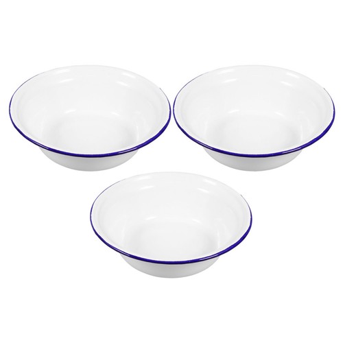 Pcs food serving - 3, enamel