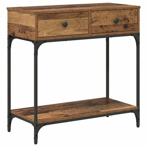 Console table end - table,
