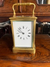 Large Repeater Brass Carriage Clock striking on a gong (needs attention)