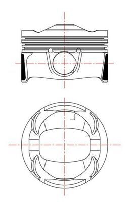 Mahle piston cylinder - piston, bore