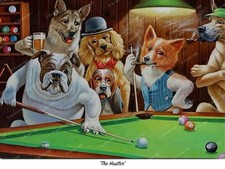Dogs Playing Pool – “The