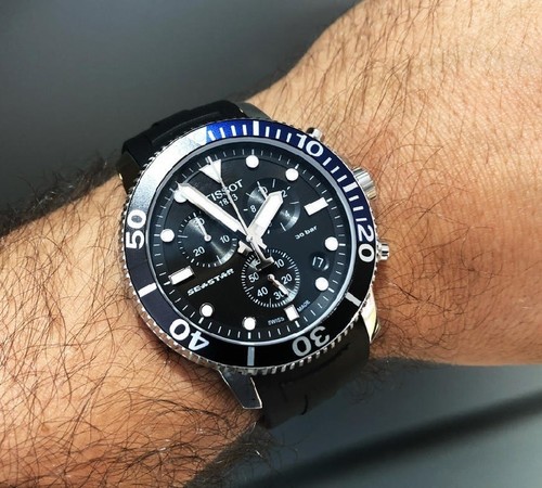 New tissot mens watch seastar - tissot,