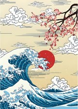 HEIBAGO The Great Wave Diamond