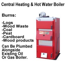 Wood boiler, wood burner